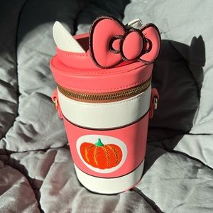 Loungefly Sanrio Hello Kitty Pumpkin Spice Latte Crossbody Purse Free Shipping
